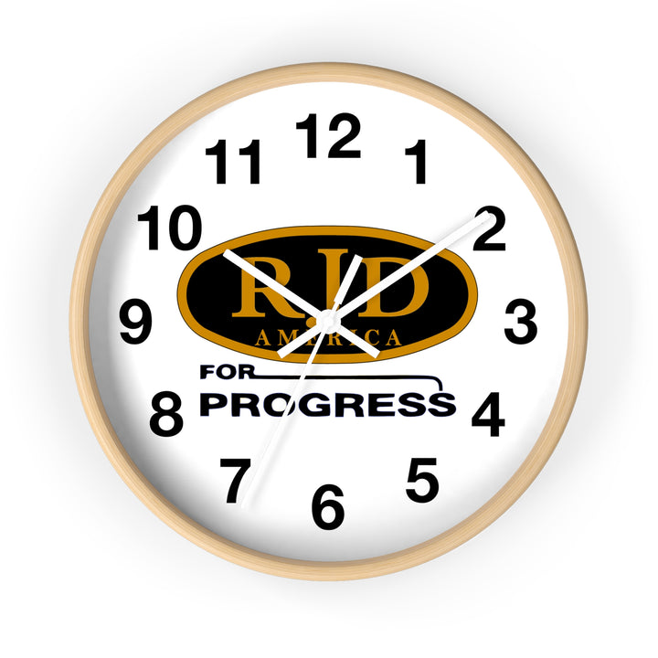 RJD America For Progress Wall Clock