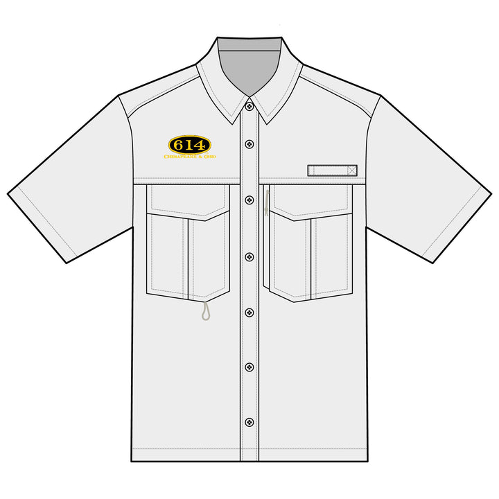 Performance Fishing Shirt - C&O 614 Logo Short Sleeve