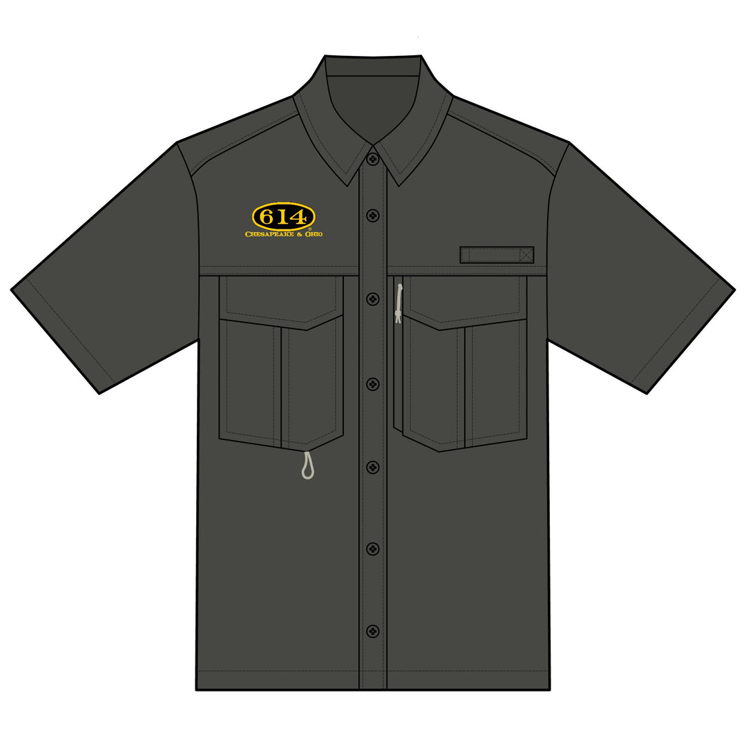 Performance Fishing Shirt - C&O 614 Logo Short Sleeve