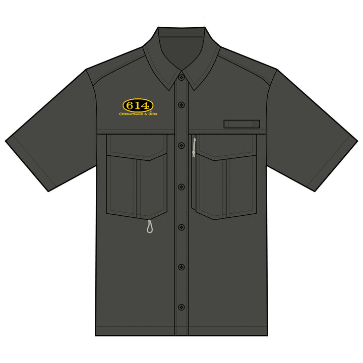 Performance Fishing Shirt - C&O 614 Logo Short Sleeve