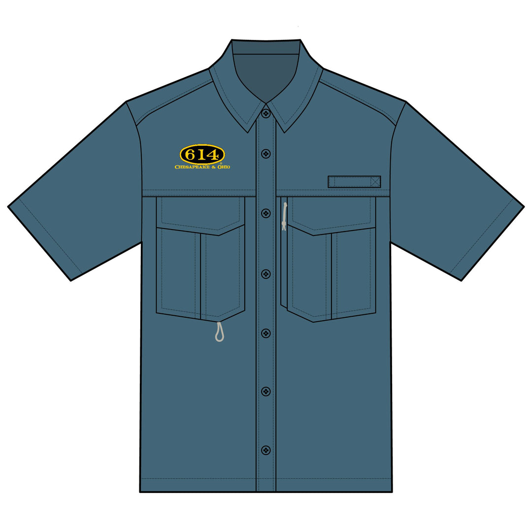 Performance Fishing Shirt - C&O 614 Logo Short Sleeve