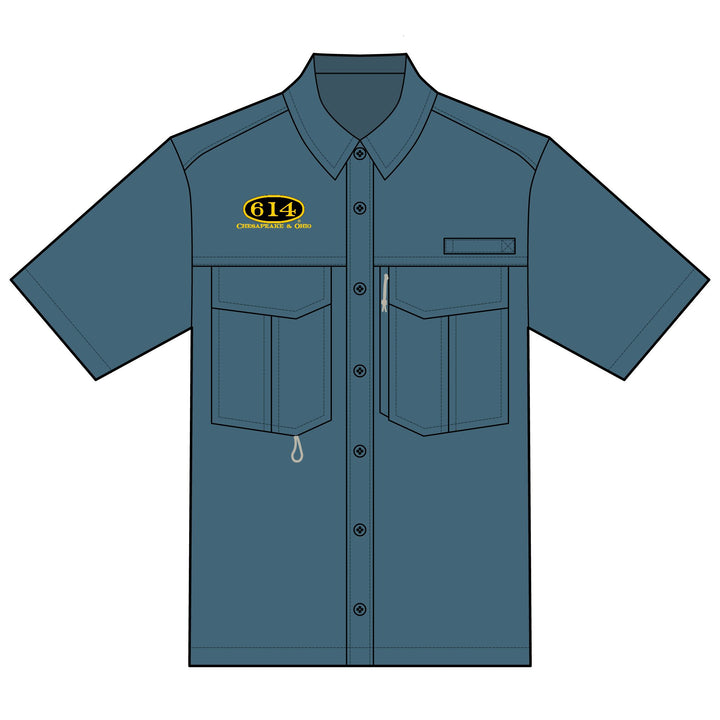 Performance Fishing Shirt - C&O 614 Logo Short Sleeve