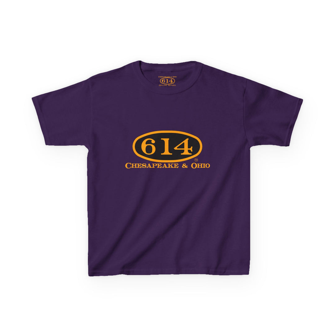 Kids Tee with C&O 614 Number Plate and Custom Artwork