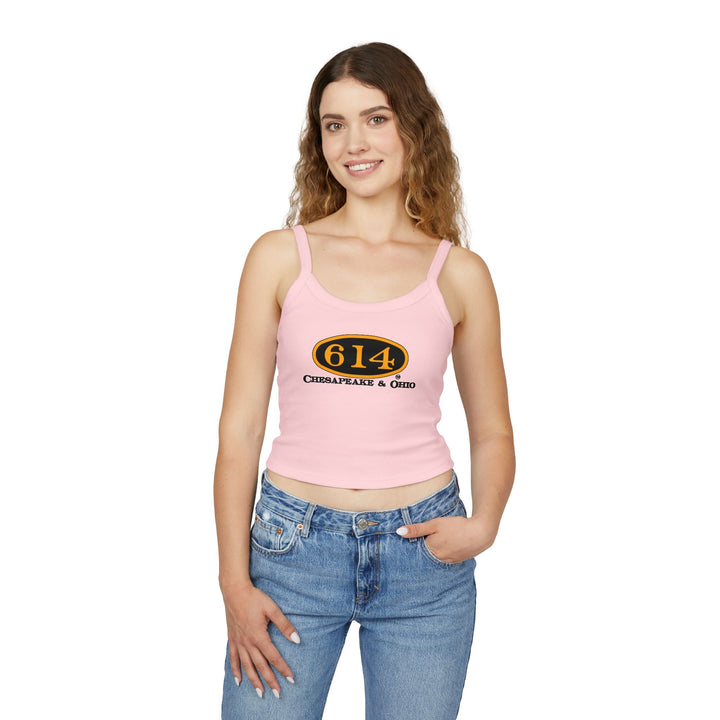 614 Number Plate Women's Spaghetti Strap Tank Top