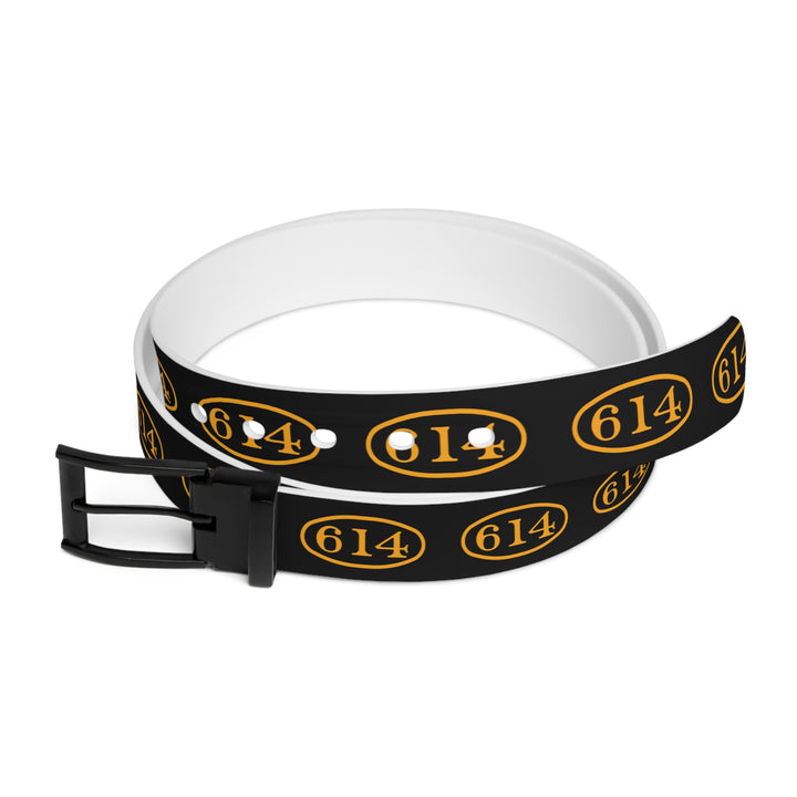 C&O 614 Number Logo Belt — Vintage Railroad Logo Belt
