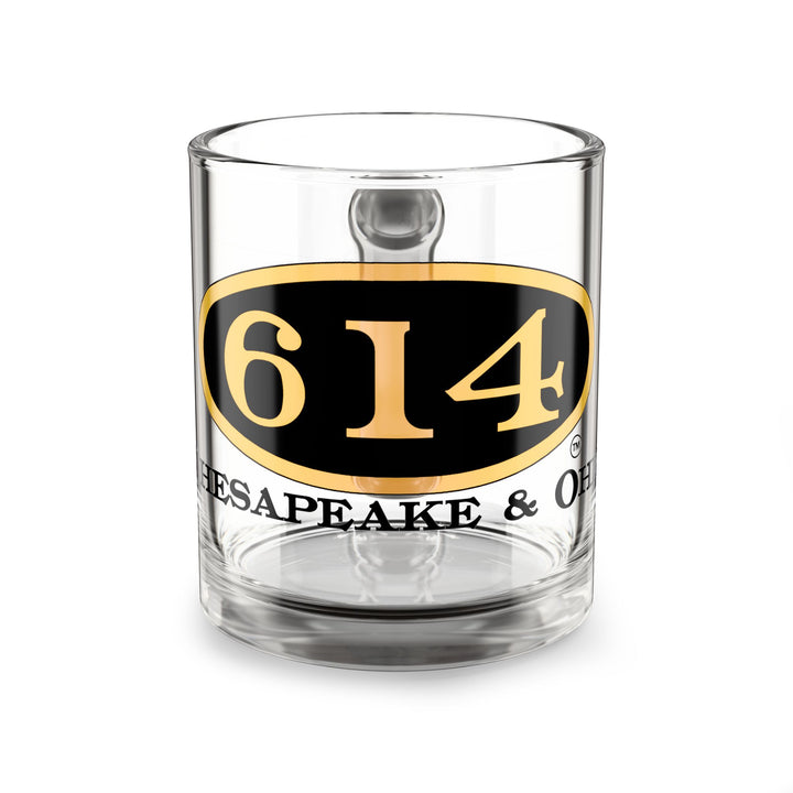Chesapeake & Ohio 614 Glass Mug - 10oz - Perfect for Coffee Lovers and Collectors