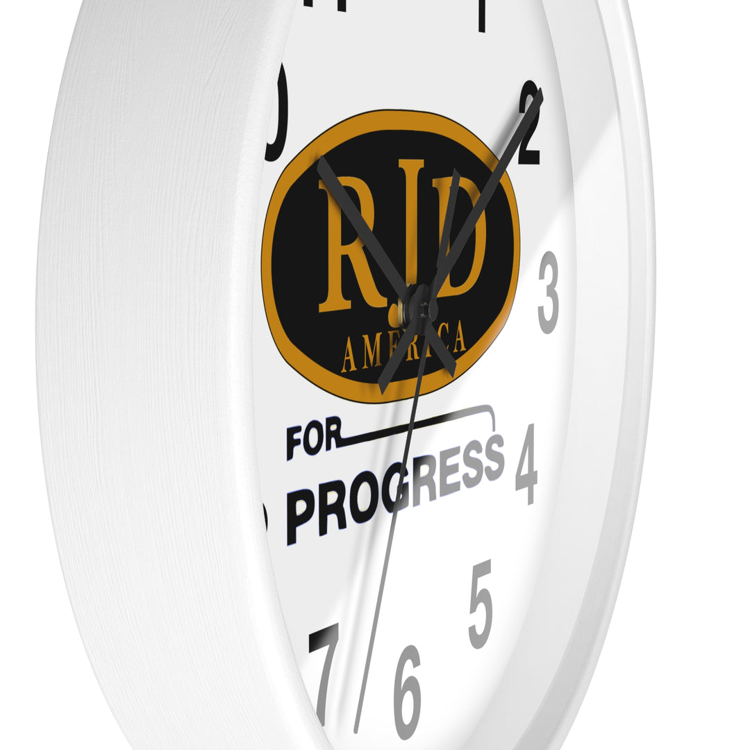 RJD America For Progress Wall Clock