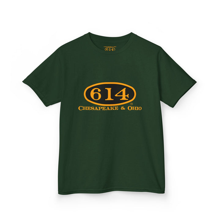 Kids Tee with C&O 614 Number Plate and Custom Artwork