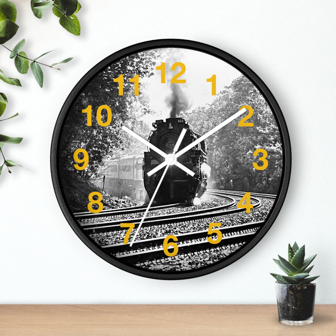 614 "Westbound through Waldwick" Wall Clock