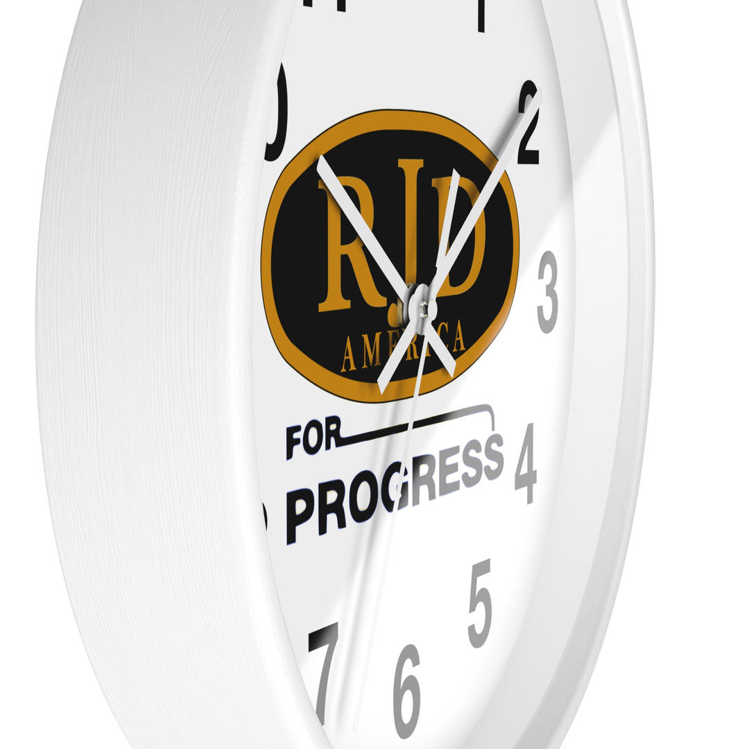 RJD America For Progress Wall Clock