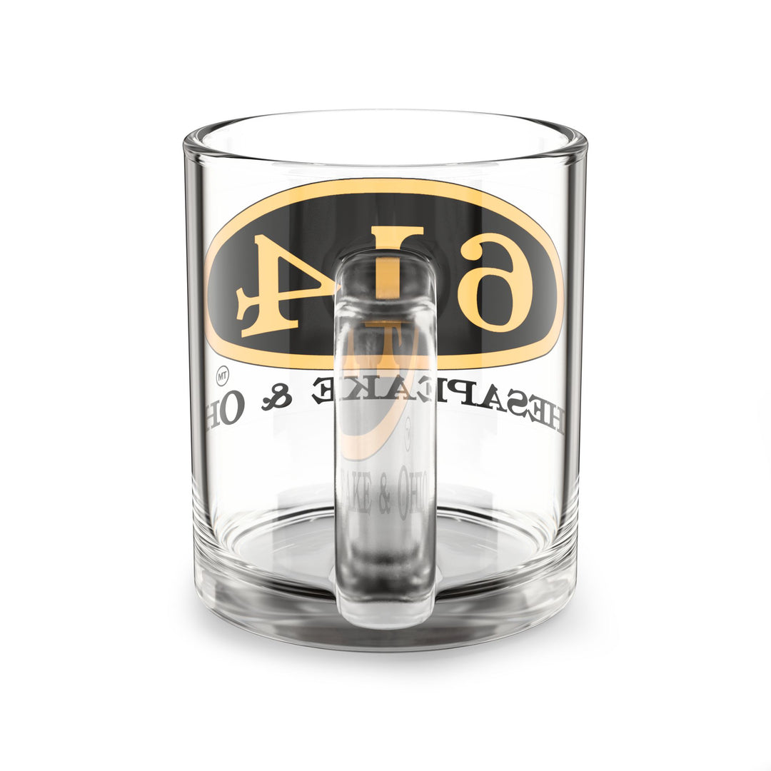 Chesapeake & Ohio 614 Glass Mug - 10oz - Perfect for Coffee Lovers and Collectors