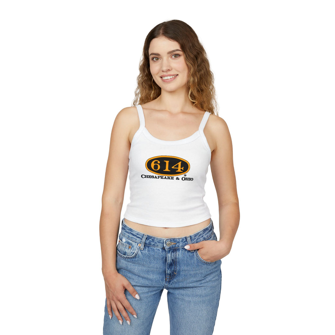 614 Number Plate Women's Spaghetti Strap Tank Top