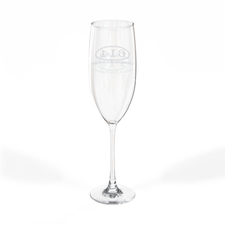 Engraved 8oz Champagne Flute — C&O 614