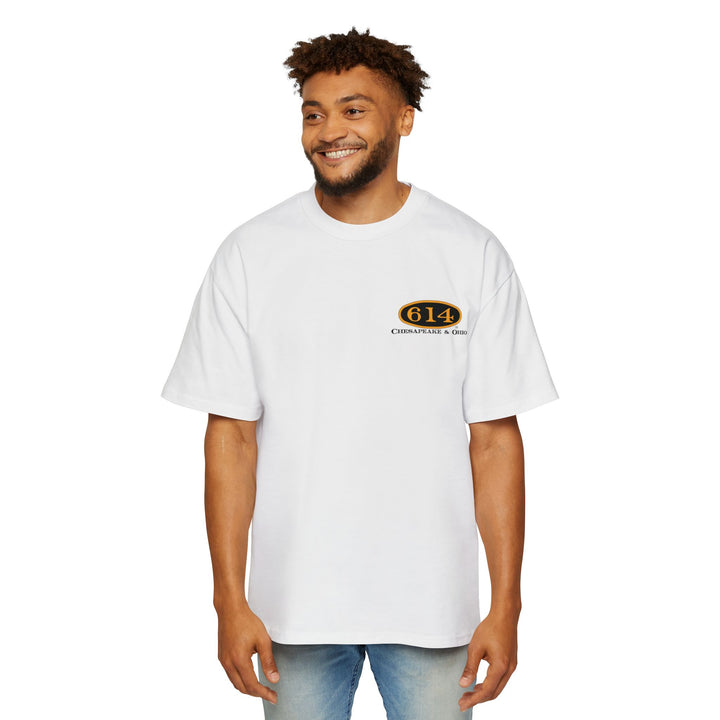 614 "Thoroughbred of The Rails" Men's Heavy Oversized Tee