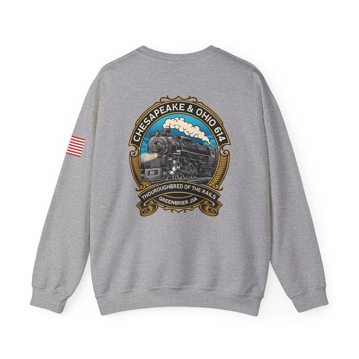 614 "Thoroughbred of The Rails" Heavy Blend™ Crewneck Sweatshirt