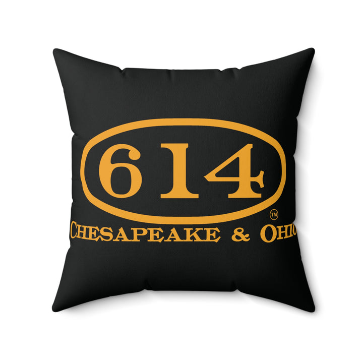 614 "Thoroughbred of The Rails"  Spun Polyester Square Pillow