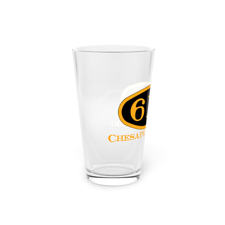 614 Pint Glass, 16oz