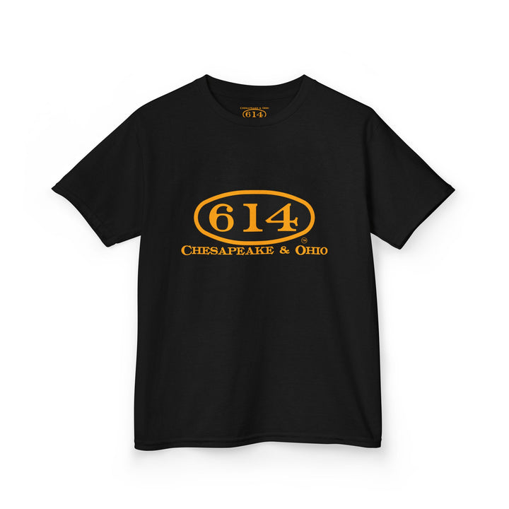 Kids Tee with C&O 614 Number Plate and Custom Artwork