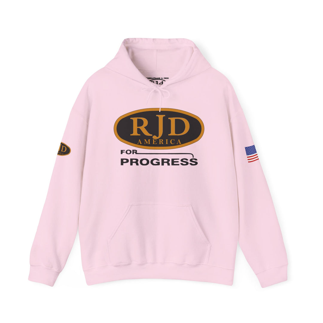 "RJD America for Progress" Hoodie — C&O 614 / RJD Logo on Back