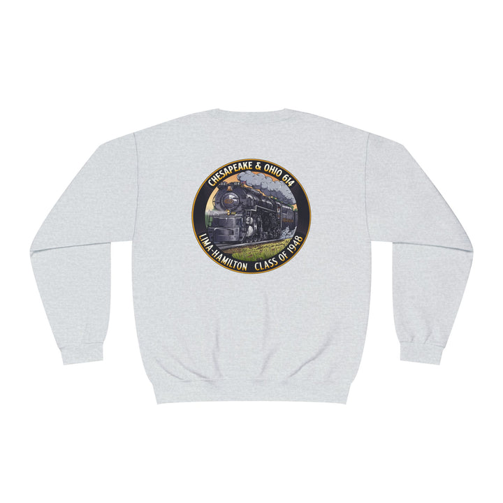 Chesapeake & Ohio 614 Railroad Vintage Crewneck Sweatshirt