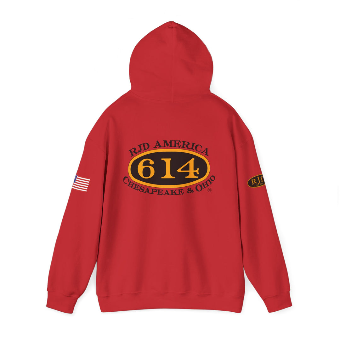 "RJD America for Progress" Hoodie — C&O 614 / RJD Logo on Back