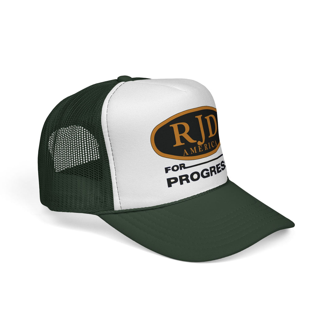 RJD America "For Progress" Trucker Cap — Mesh Snapback