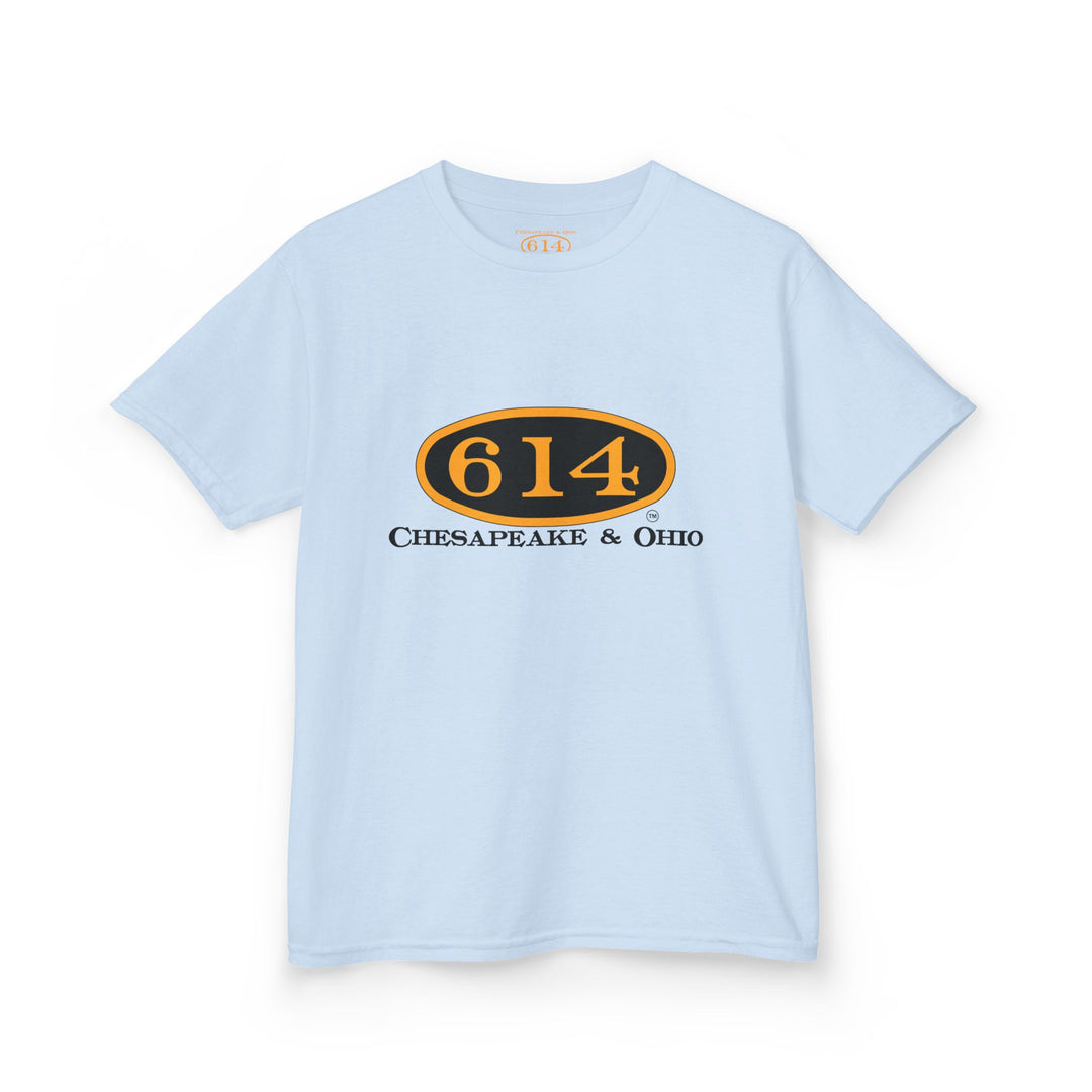 Kids Tee with C&O 614 Number Plate and Custom Artwork