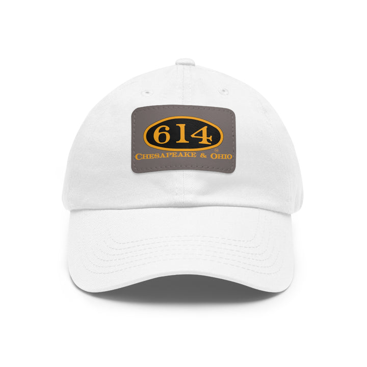 C&O 614 Leather Patch Screen Printed Dad Hat