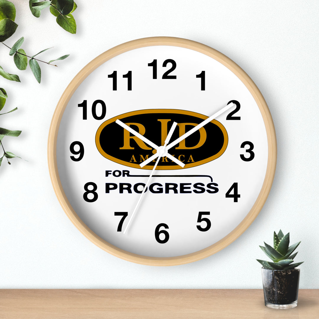 RJD America For Progress Wall Clock