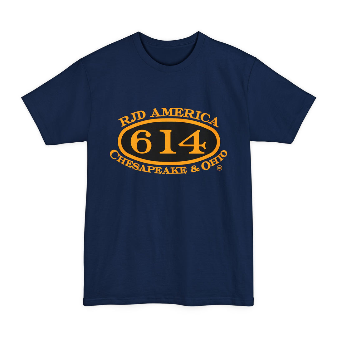 C&O 614 / RJD America - Big and Tall Size T-Shirt  with custom artwork on back