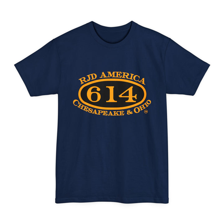 C&O 614 / RJD America - Big and Tall Size T-Shirt  with custom artwork on back
