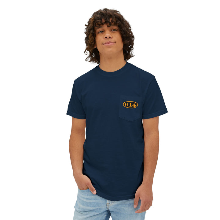 Heavy Pocket T-Shirt - 614 Chesapeake & Ohio Design
