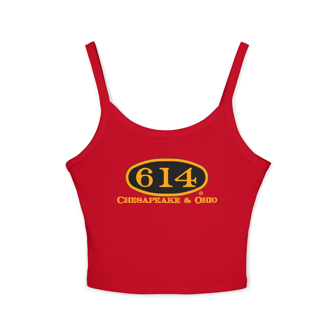 614 Number Plate Women's Spaghetti Strap Tank Top