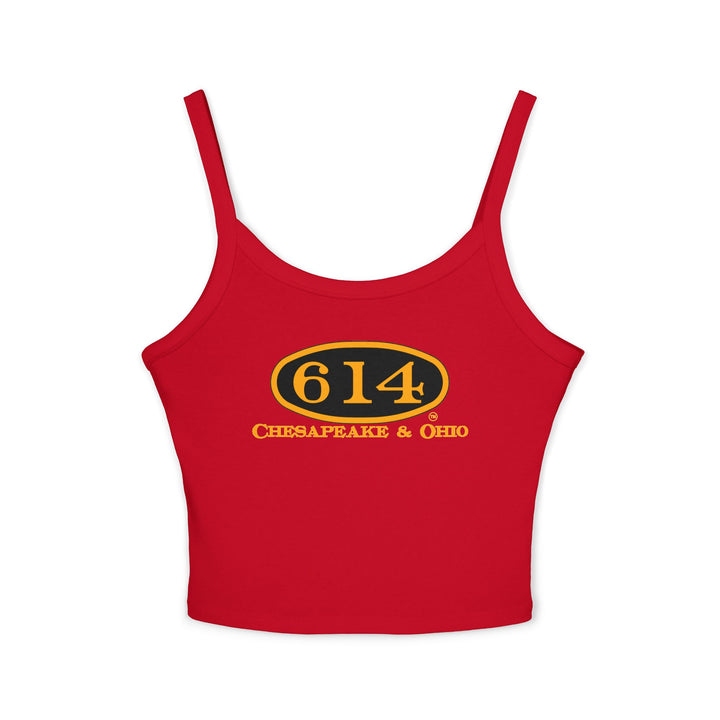 614 Number Plate Women's Spaghetti Strap Tank Top