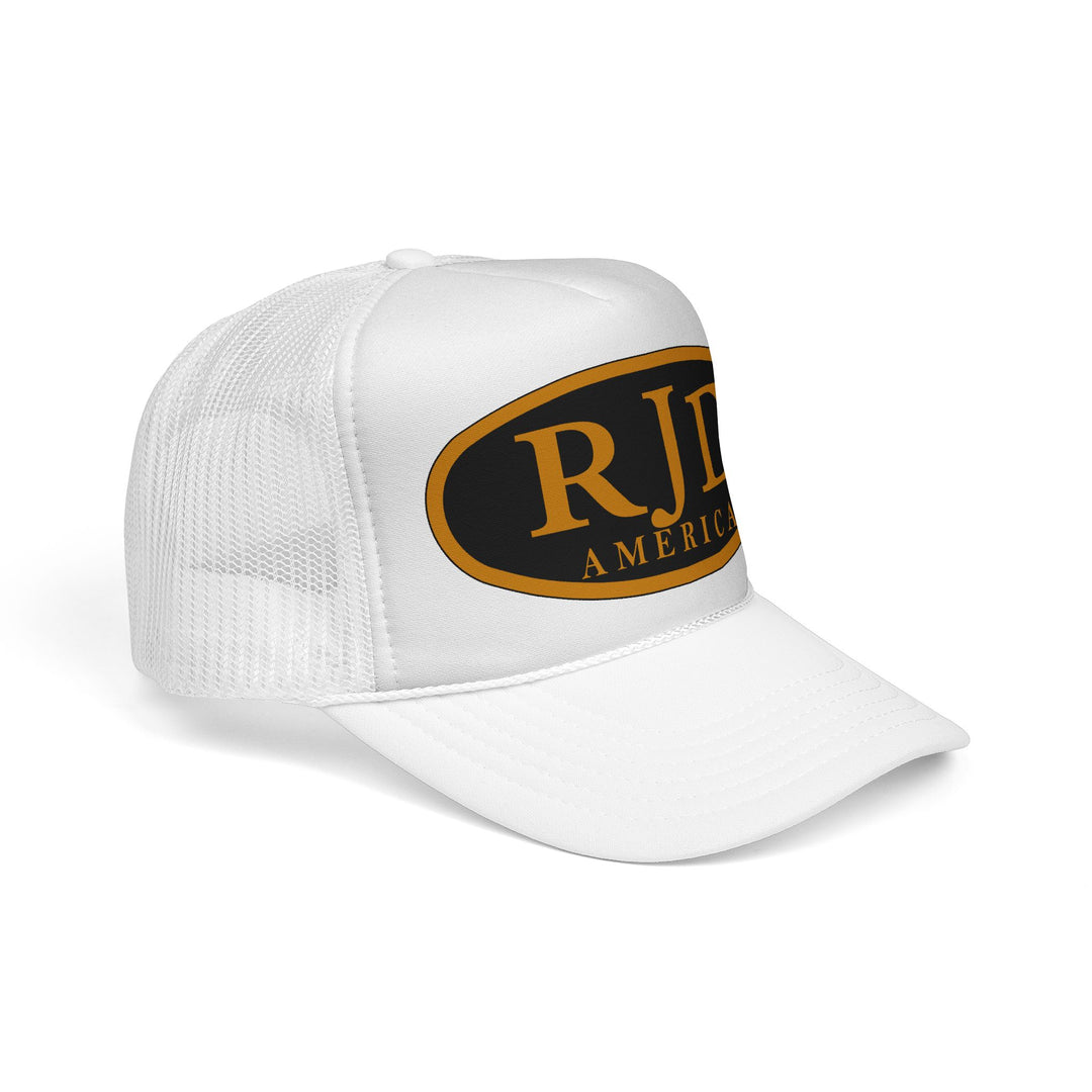 RJD America Retro Oval Logo Mesh Trucker Cap