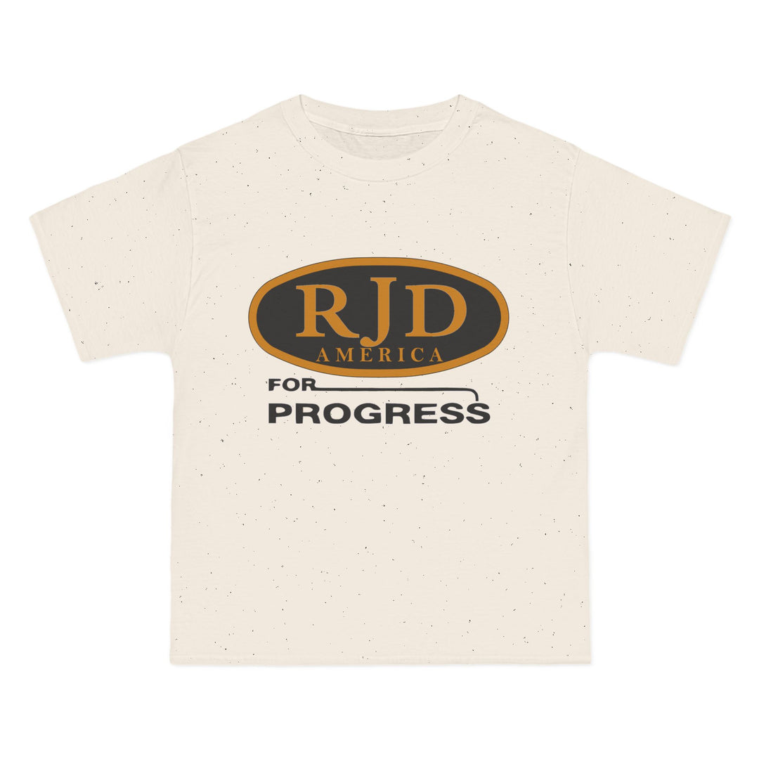"RJD For Progress' T-Shirt - WHITE / NATURAL