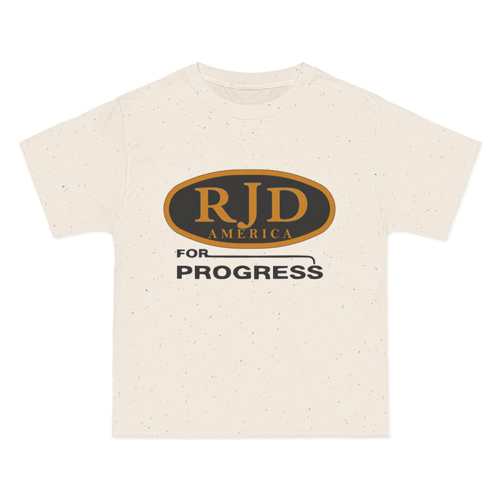 "RJD For Progress' T-Shirt - WHITE / NATURAL