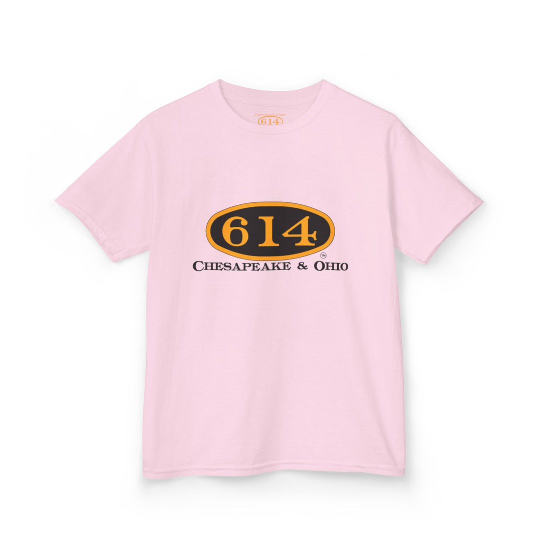 Kids Tee with C&O 614 Number Plate and Custom Artwork