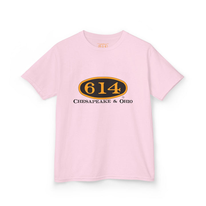 Kids Tee with C&O 614 Number Plate and Custom Artwork