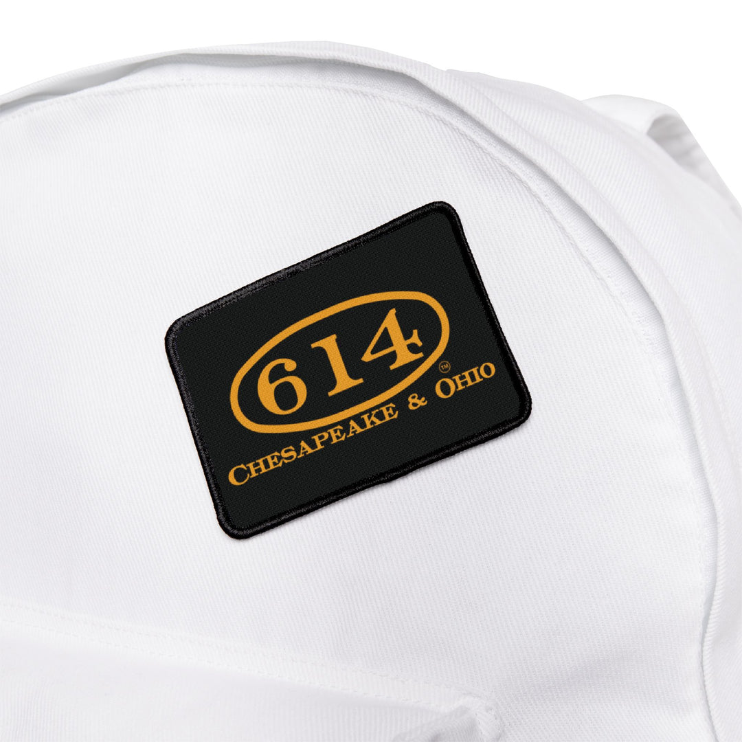 614 "Number Plate" Iron-On Patches