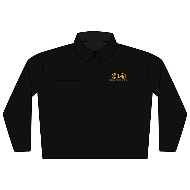 C&O 614 Embroidered Work Jacket - Durable Duck Cloth Logo Jacket for Trades & Crew