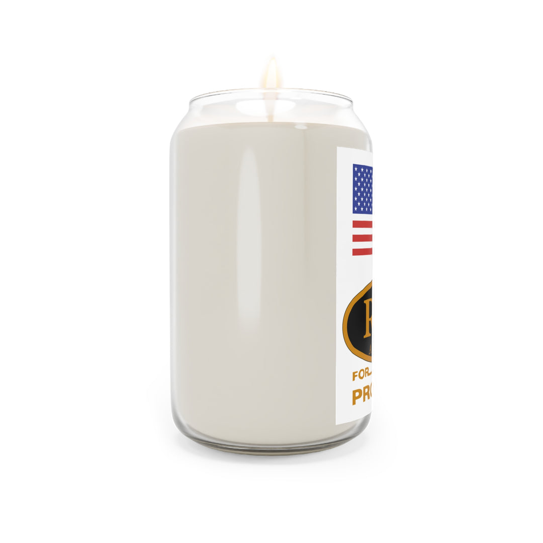 Patriotic 'RJD America for Progress' Scented Soy Candle — 13.75oz