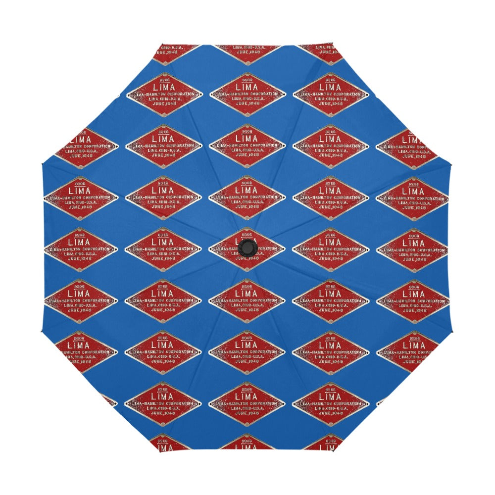 C&O 614 Builders Plate Auto-Fold Umbrella