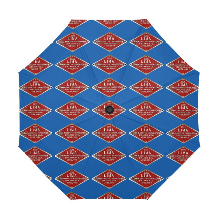 C&O 614 Builders Plate Auto-Fold Umbrella