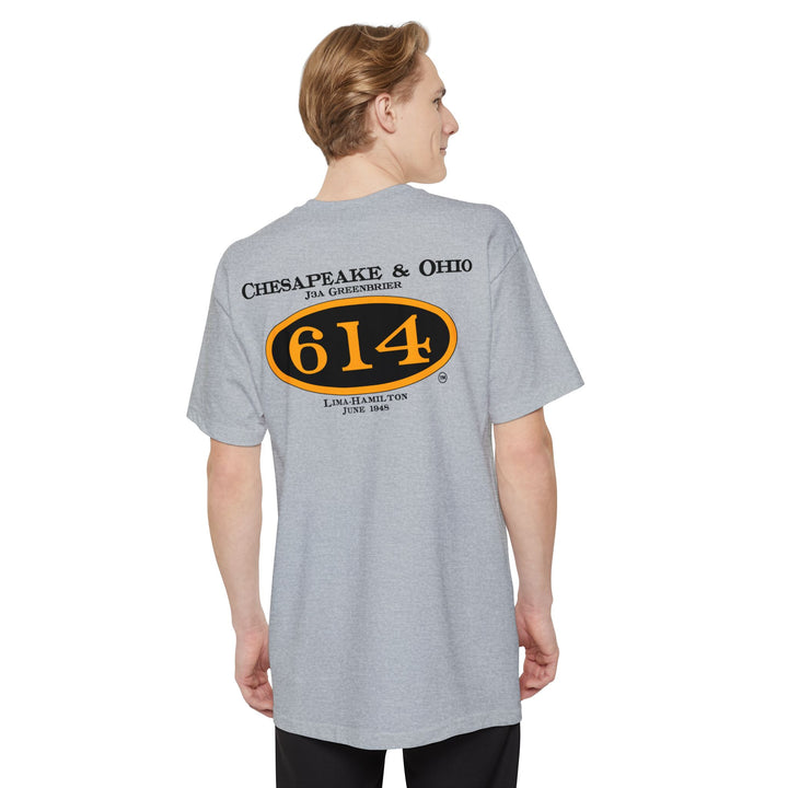 C&O 614 Big and Tall Size T-Shirt with number plate