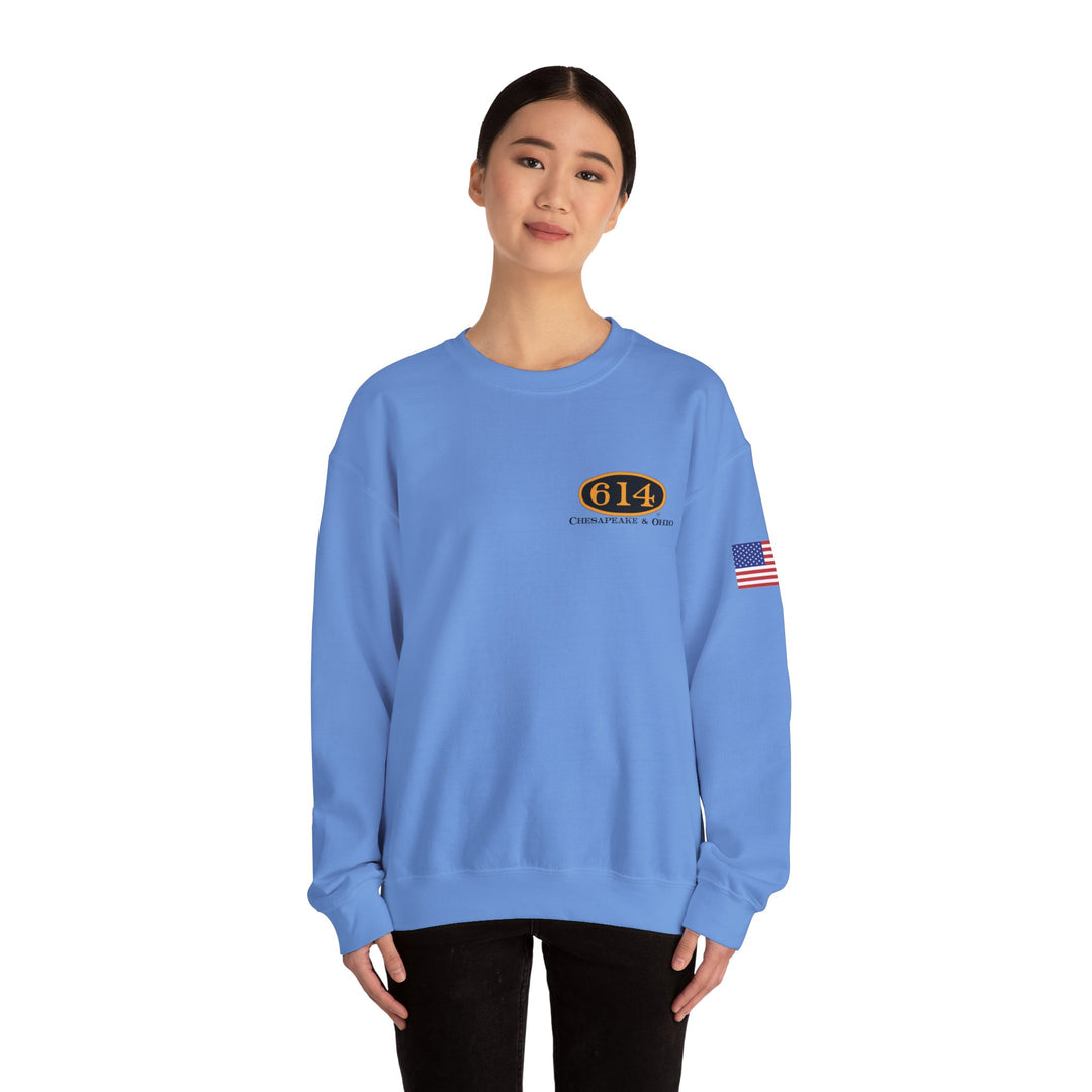 614 "Thoroughbred of The Rails" Heavy Blend™ Crewneck Sweatshirt