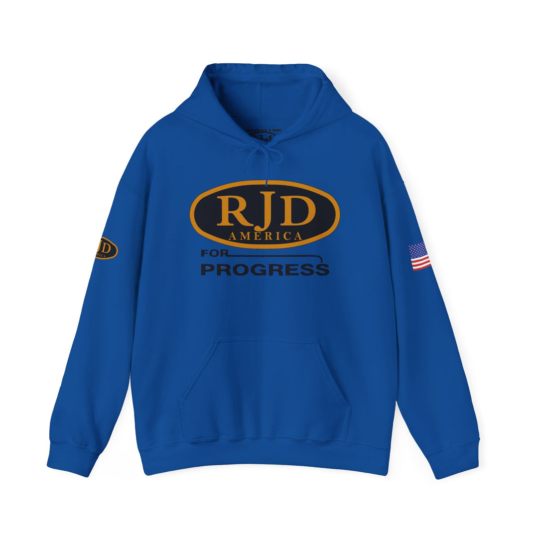 "RJD America for Progress" Hoodie — C&O 614 / RJD Logo on Back