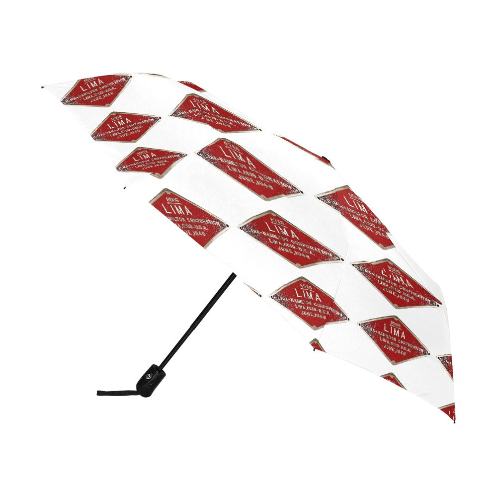 C&O 614 Builders Plate Auto-Fold Umbrella