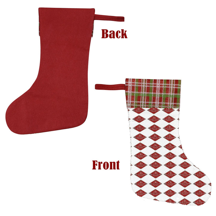 C&O 614 Reversible Sequin Christmas Stocking