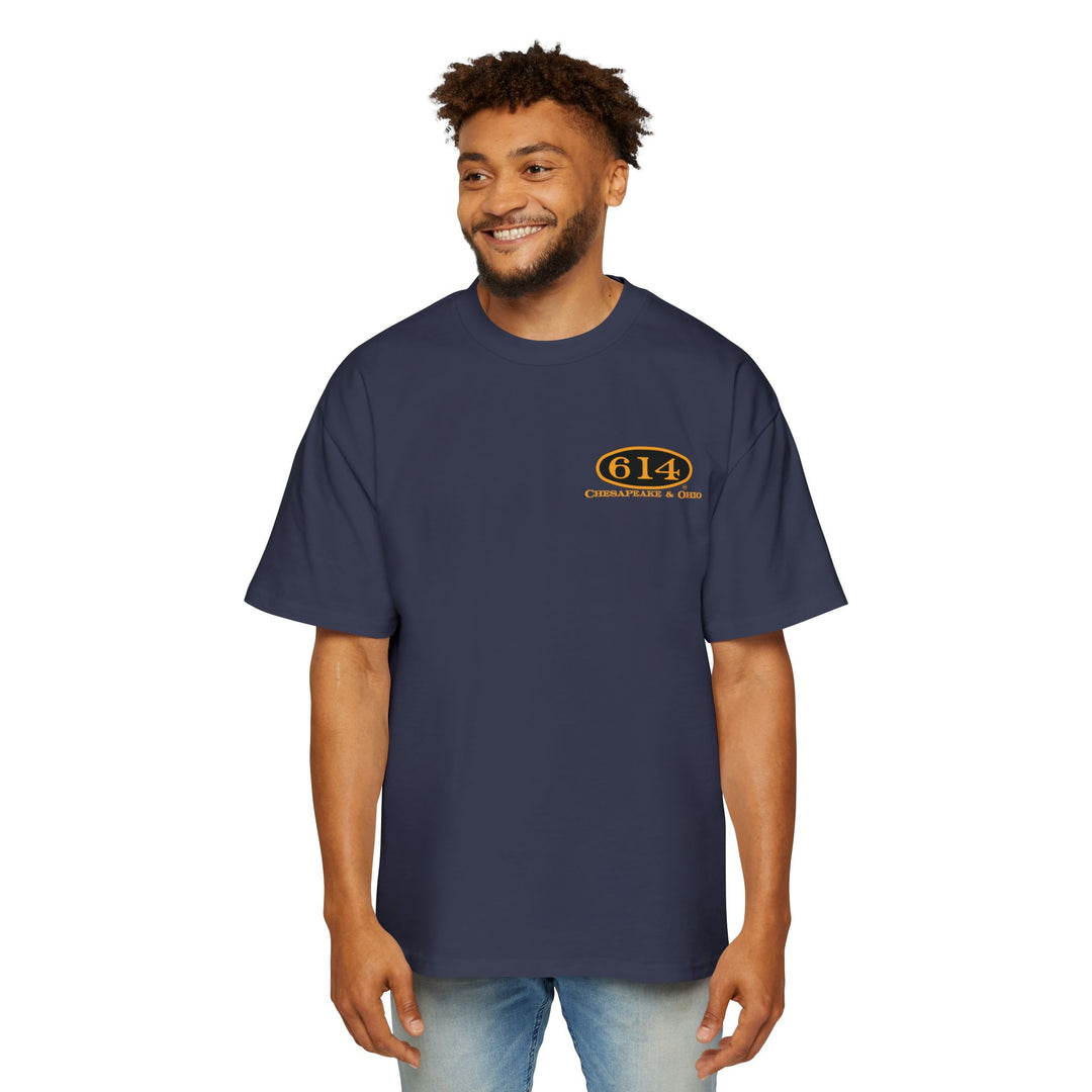 614 "Thoroughbred of The Rails" Men's Heavy Oversized Tee